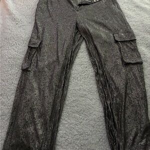 Women grey Cargo Pants